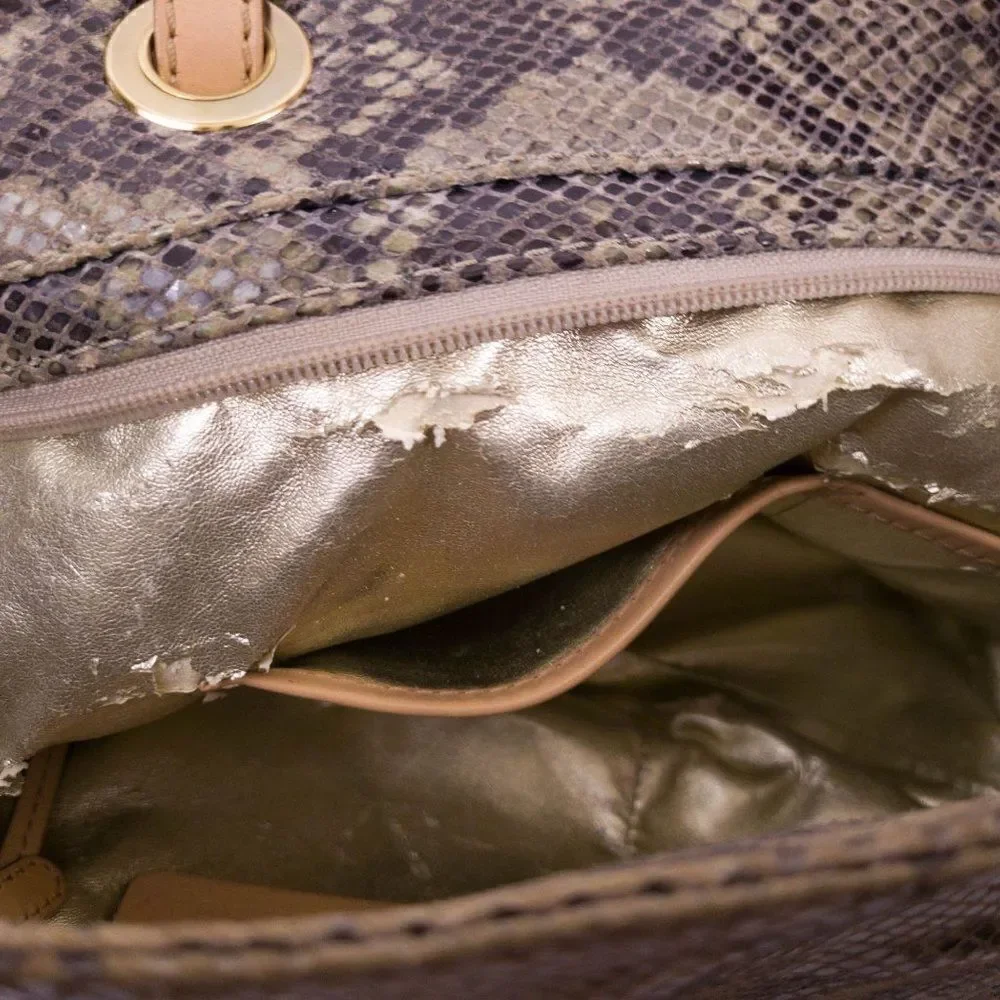 Michael Kors Jet Set Tote Python Print - Picture 5 of 6